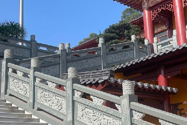 永州市大连水库青石仿古栏杆厂家排名解决方案一